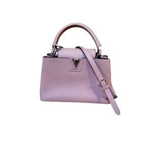 Louis Vuitton Petale Taurillon Leather Capucines MM Bag